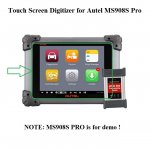 Touch Screen Digitizer Replacement for Autel MaxiSys MS908S PRO